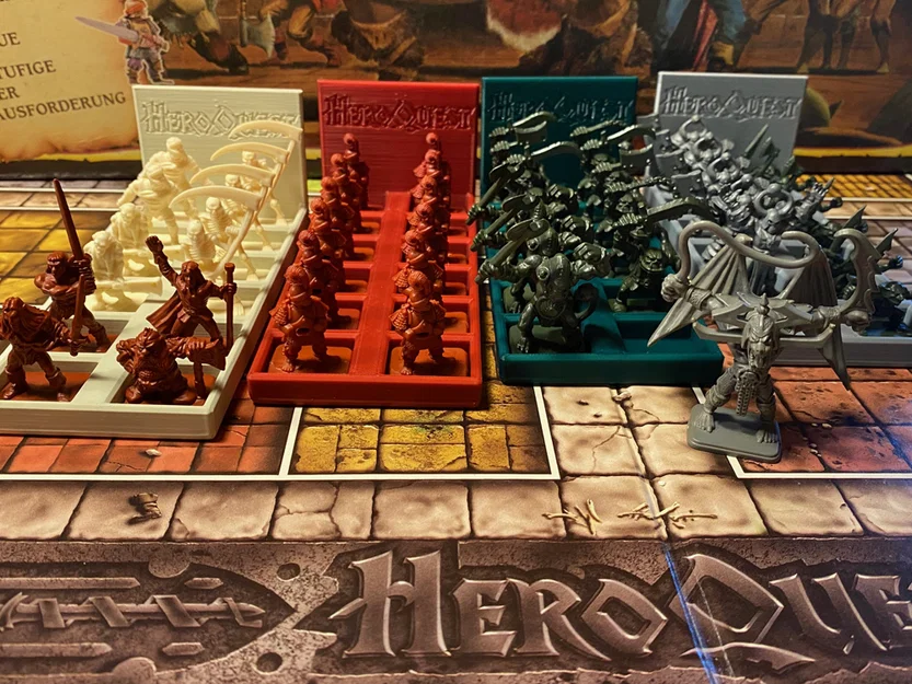 Kệ mini HEROQUEST / Insert 2x6 (Figurenständer für Heroquest) - Image 3