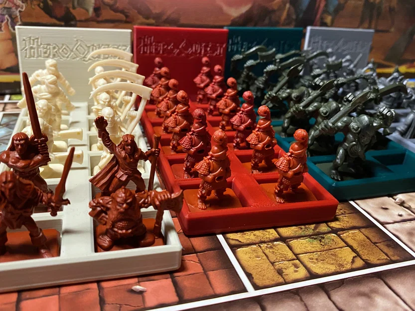 Kệ mini HEROQUEST / Insert 2x6 (Figurenständer für Heroquest) - Image 4