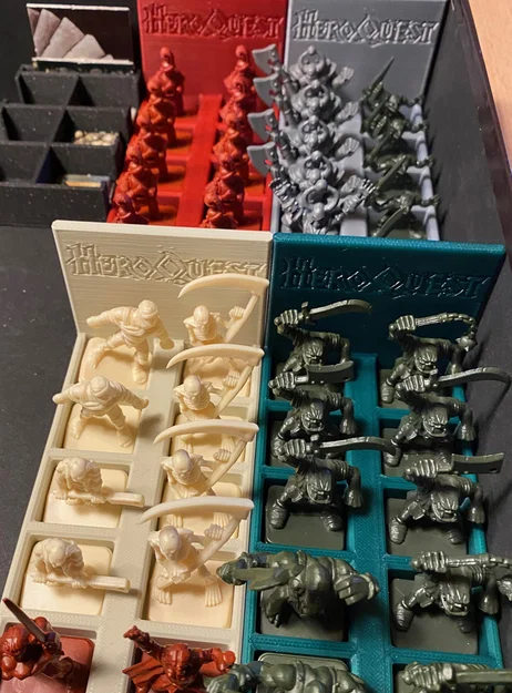 Kệ mini HEROQUEST / Insert 2x6 (Figurenständer für Heroquest) - Image 5