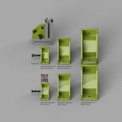 Góc liên kết 3 trục có gân đỡ cho 2020/3030/4040 (Supported Corner Bracket 3 Axis)