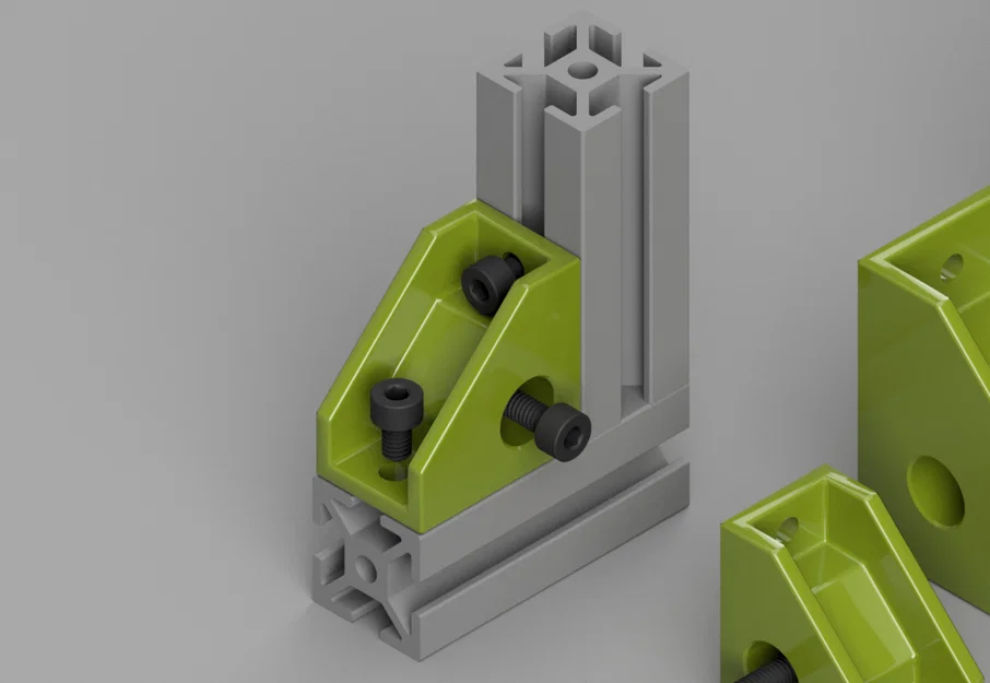 Góc liên kết 3 trục có gân đỡ cho 2020/3030/4040 (Supported Corner Bracket 3 Axis) - Image 4