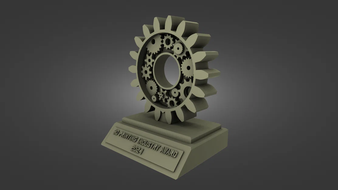 Mô hình Cúp vinh danh 3D Printing Industry Awards 2024 độc đáo - Image 1