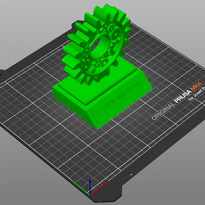 Mô hình Cúp vinh danh 3D Printing Industry Awards 2024 độc đáo