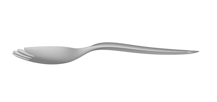 Spork / Göffel / Łyżkowidelec / Tenedor-cuchara / Skaffel - Image 3