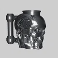 Mô hình ly nước và ống đựng bút Terminator T800 ấn tượng - Thumbnail 1