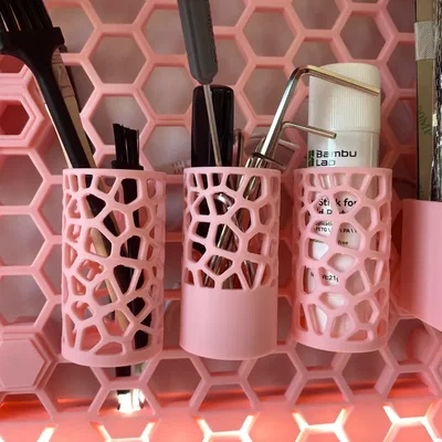 Giỏ Đựng Đồ Họa Tiết Voronoi Cho Bảng Treo HWS