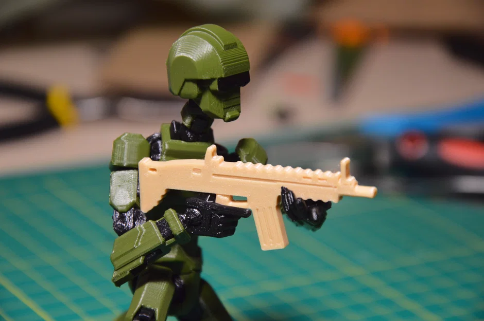 Private 13 - Scar-L, Mũ, Áo Giáp & Tay Ngón Trỏ! - Image 1