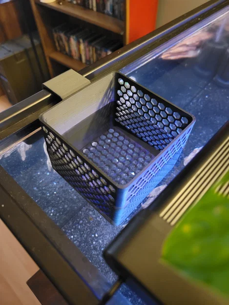 Chậu trồng cây treo thành hồ Aquarium/Riparium (chỉnh độ cao) - Image 2