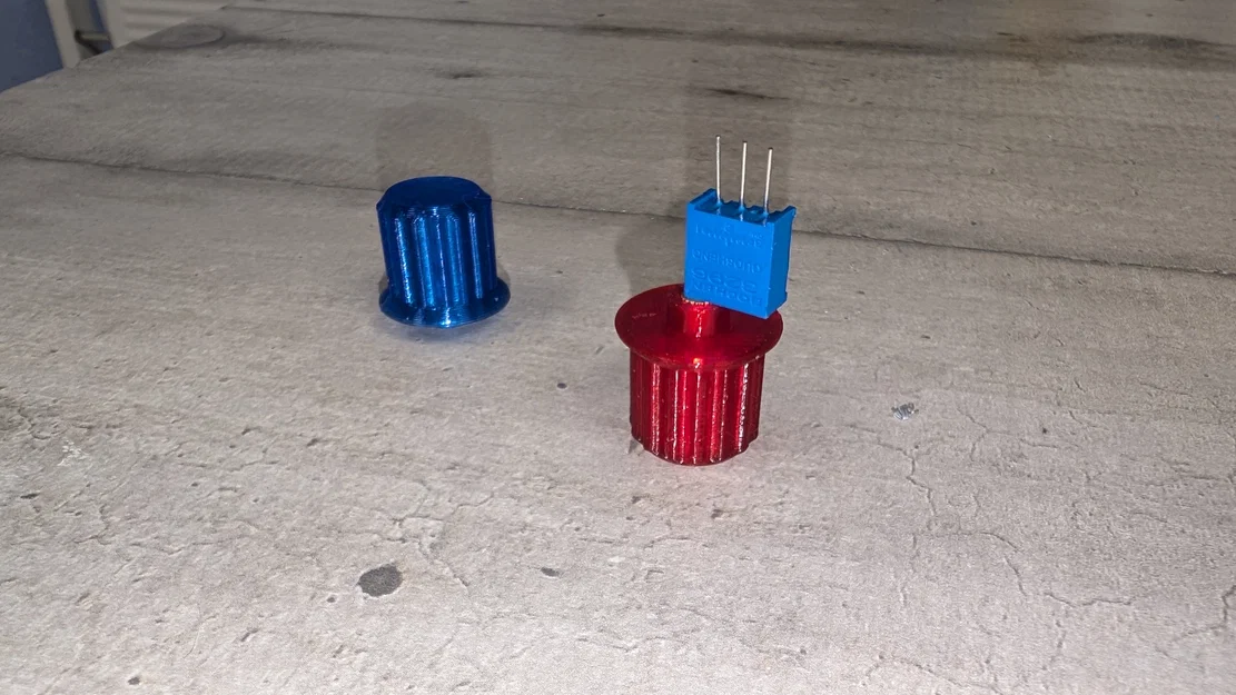 Núm vặn (Knob) cho potentiometer 3296 trục 4mm - Image 1