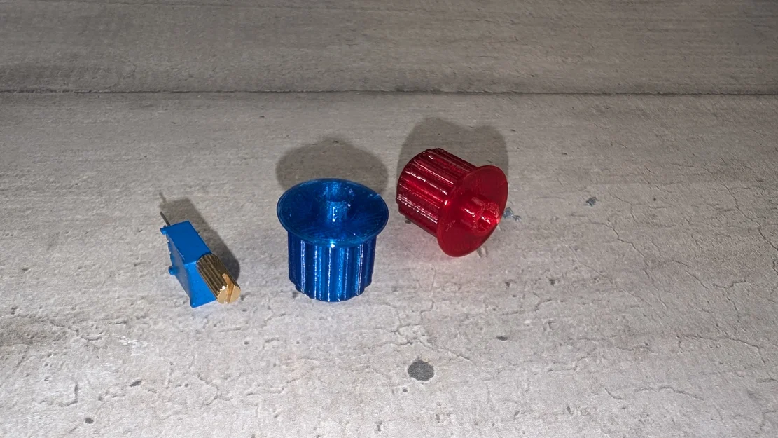 Núm vặn (Knob) cho potentiometer 3296 trục 4mm - Image 2