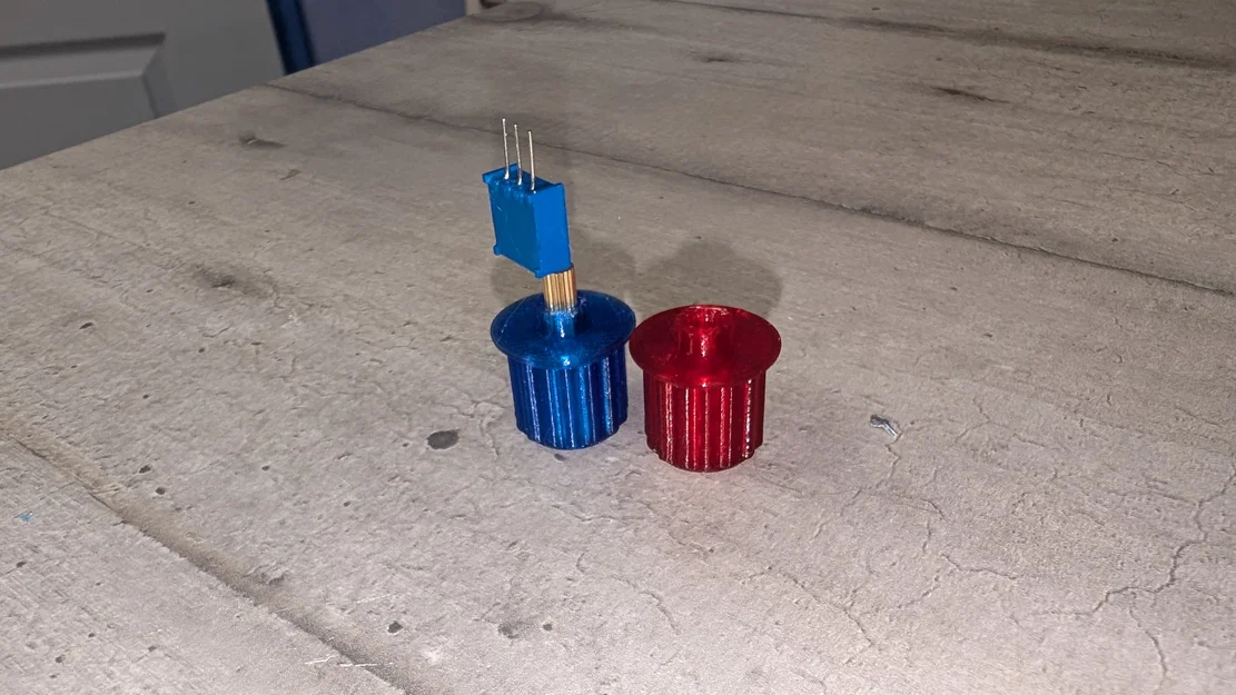 Núm vặn (Knob) cho potentiometer 3296 trục 4mm - Image 3