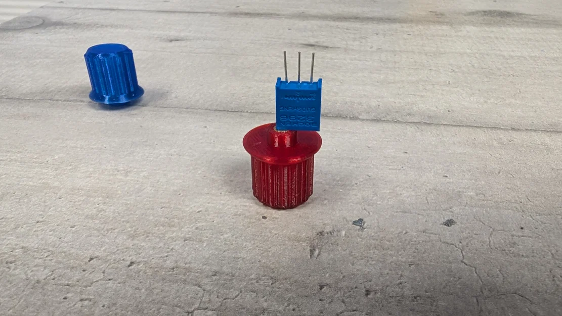 Núm vặn (Knob) cho potentiometer 3296 trục 4mm - Image 5