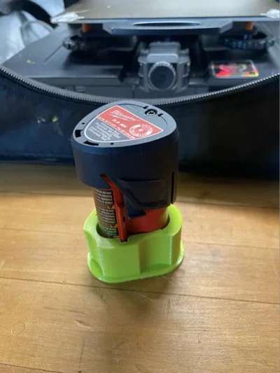 Đế và nắp bảo vệ pin Milwaukee M12 (In 3D chuyên dụng) - Image 1