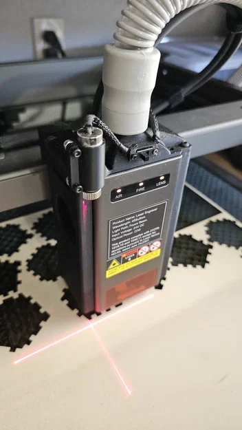 Creality Falcon 2 Fume Extractor kèm Laser Assist (Crosshairs) | Bộ hút khói - Image 6