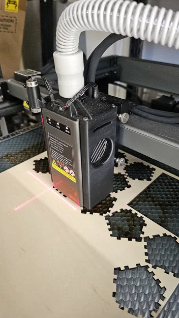 Creality Falcon 2 Fume Extractor kèm Laser Assist (Crosshairs) | Bộ hút khói - Image 7