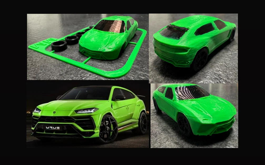 Mô hình lắp ráp 3D Lamborghini Urus dạng Kit Card cực chất - Image 1