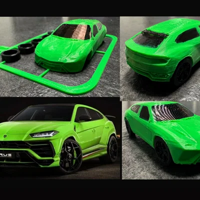 Mô hình lắp ráp 3D Lamborghini Urus dạng Kit Card cực chất