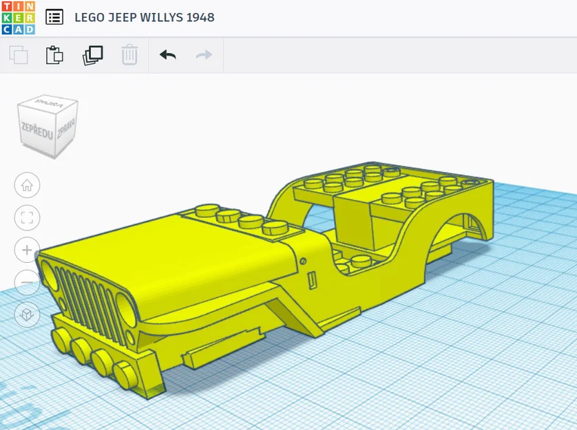 Mô hình in 3D LEGO Jeep Willys 1948 cho người đam mê sưu tầm - Image 2