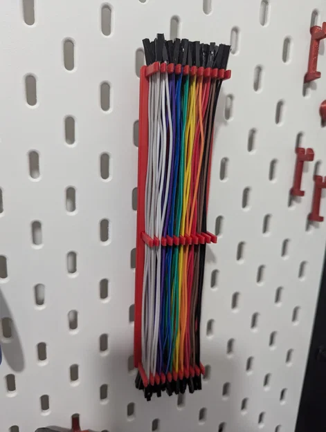 Khay sắp xếp dây Dupont/Jumper kèm tuỳ chọn móc Universal Skadis - Image 1