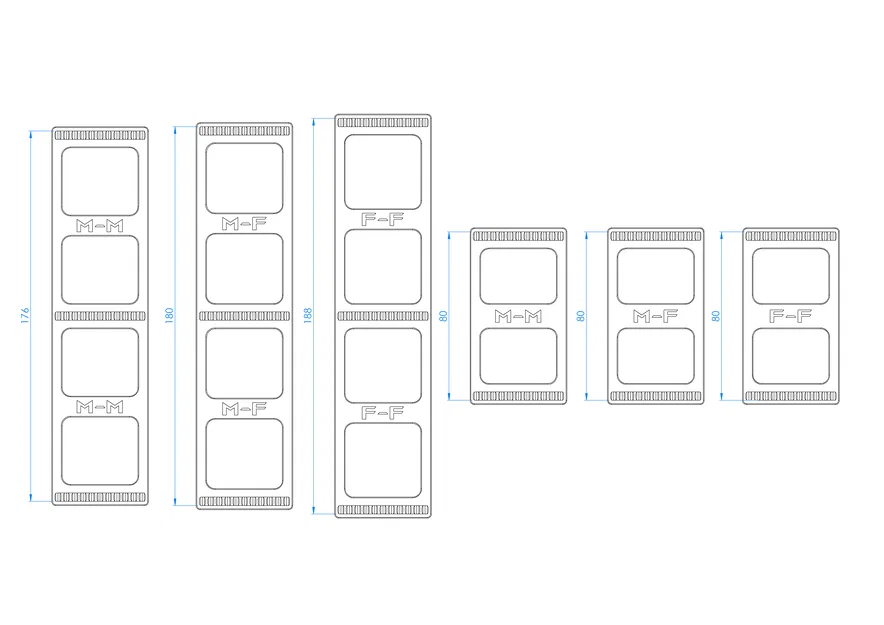 Khay sắp xếp dây Dupont/Jumper kèm tuỳ chọn móc Universal Skadis - Image 6