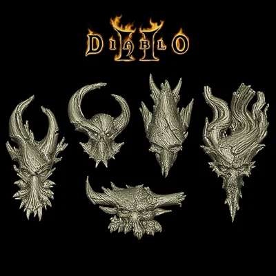 Mô hình 3D Thorned Hulk từ Diablo II - 10 tư thế sống động