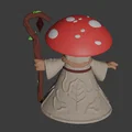 Mô hình pháp sư nấm Shroomy cho game DnD (3D Printable) - Thumbnail 3
