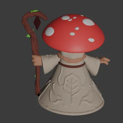 Mô hình pháp sư nấm Shroomy cho game DnD (3D Printable)