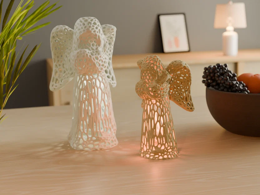 Thiên Thần Giáng Sinh Voronoi - Image 1