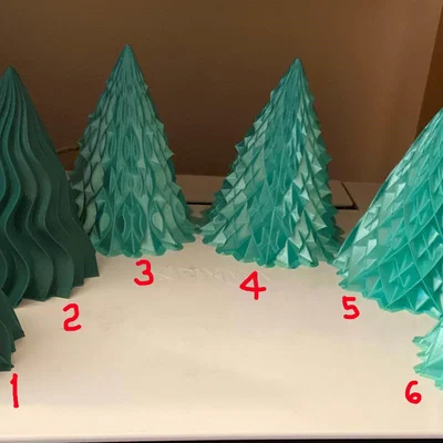 Cây Thông Noel 2024 (Christmas Tree 2024) – 6 mẫu Vase Mode cho đèn tealight pin