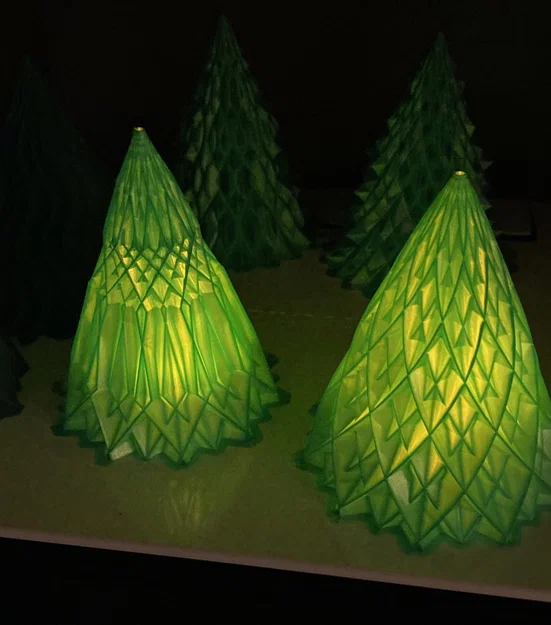 Cây Thông Noel 2024 (Christmas Tree 2024) – 6 mẫu Vase Mode cho đèn tealight pin - Image 2