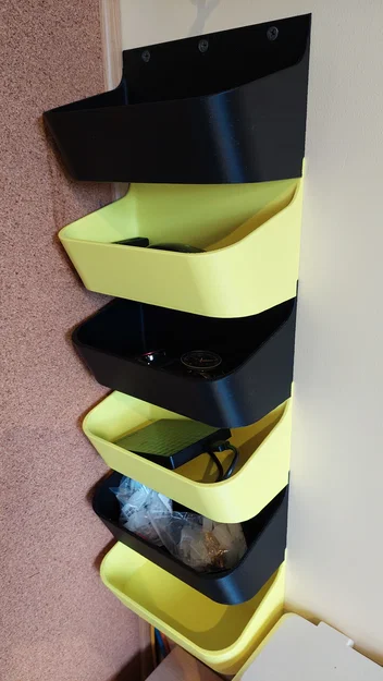 Hộp/khay Storage Wall gắn tường – xếp chồng (stackable) - Image 2