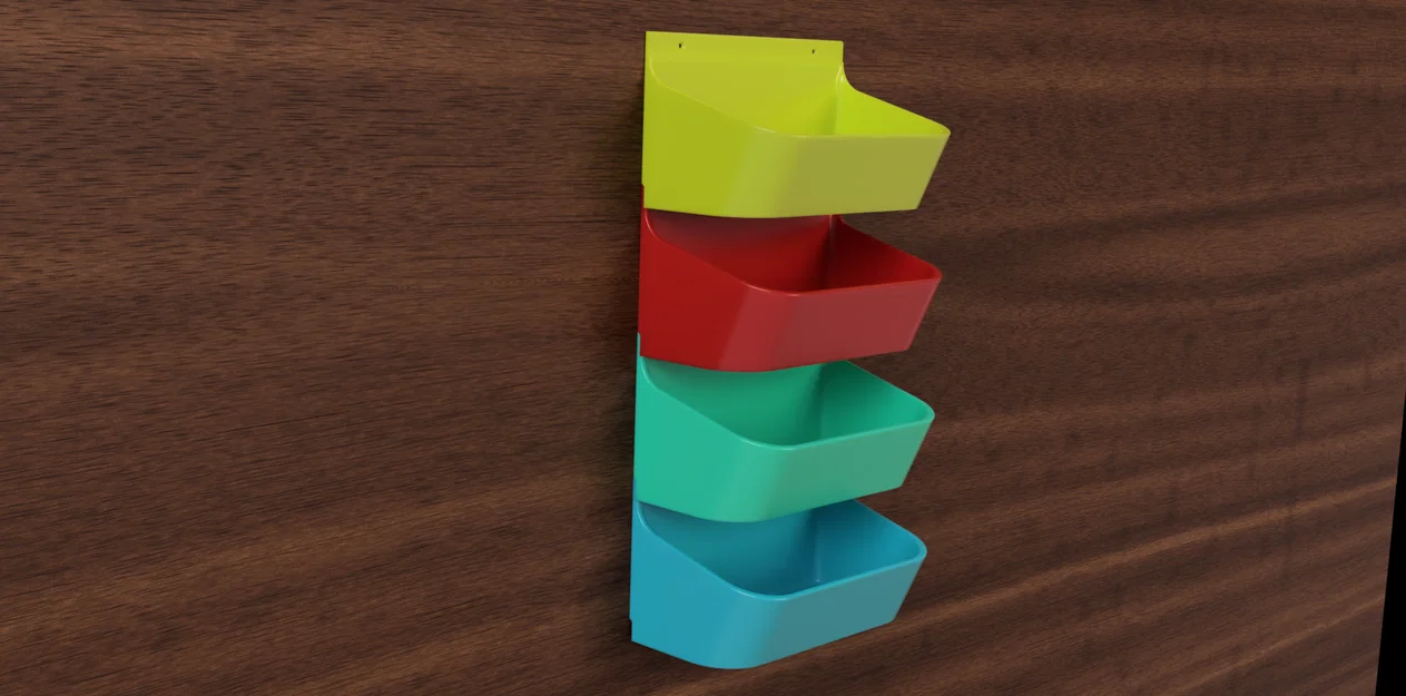 Hộp/khay Storage Wall gắn tường – xếp chồng (stackable) - Image 6