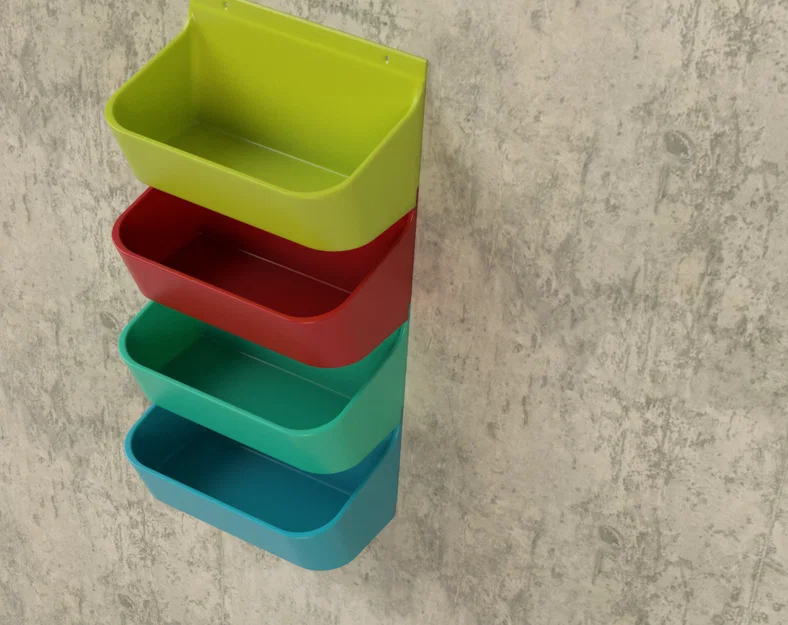 Hộp/khay Storage Wall gắn tường – xếp chồng (stackable) - Image 8