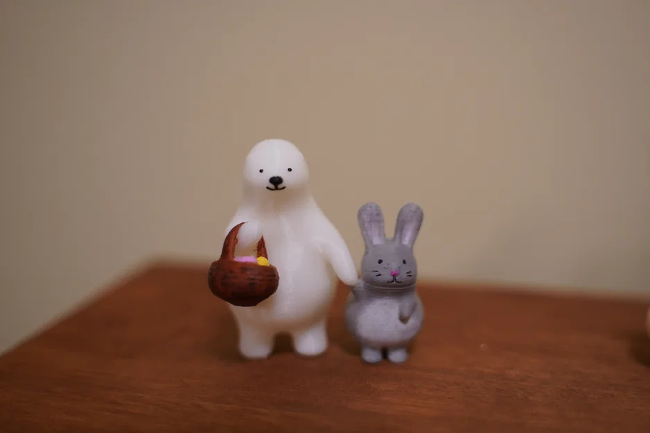 Bộ mô hình 3D KUMATY: Gấu Bắc Cực và những chú thỏ đi tìm trứng - Image 2