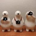 Mô hình 3D KUMATY: Những chú gấu Bắc Cực đam mê nhiếp ảnh - Thumbnail 1