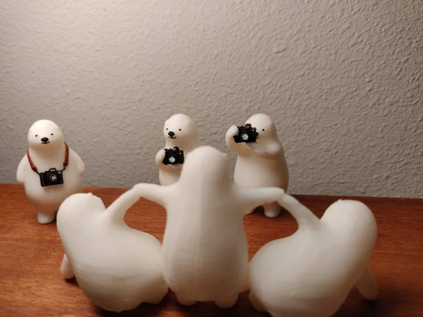 Mô hình 3D KUMATY: Những chú gấu Bắc Cực đam mê nhiếp ảnh - Image 4