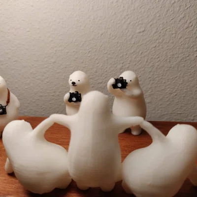 Mô hình 3D KUMATY: Những chú gấu Bắc Cực đam mê nhiếp ảnh