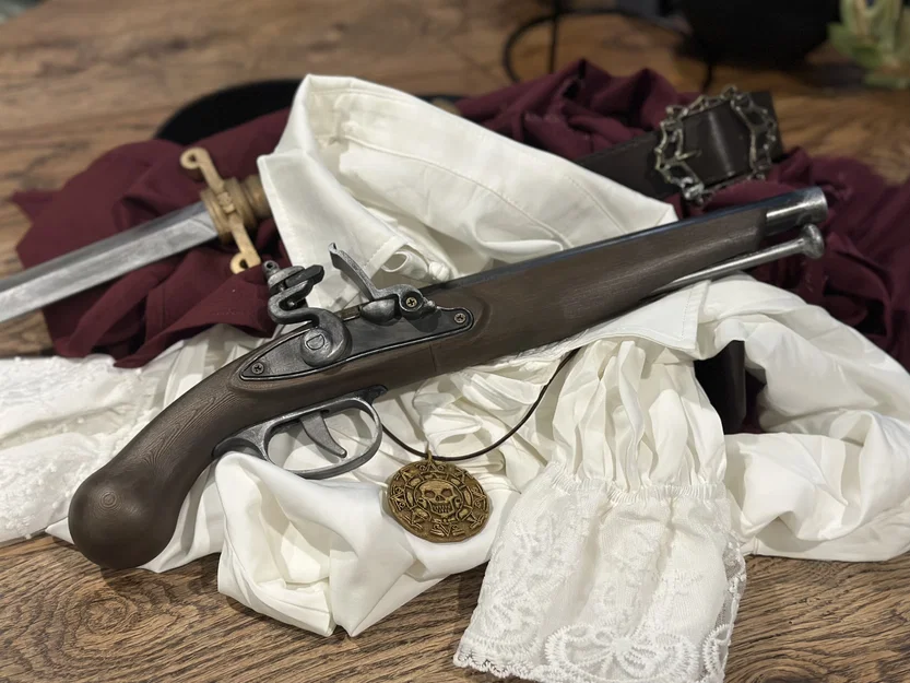 Súng Flintlock Prop Có Cơ Cấu Hoạt Động (Functioning Action) - Image 1