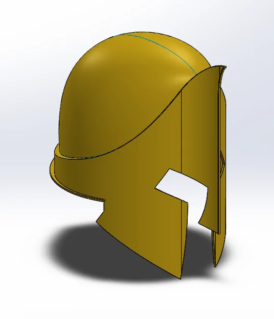 Mũ Giáp Spartan Vua Leonidas (King Leonidas Spartan Helmet) - Image 2