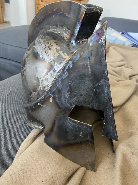 Mũ Giáp Spartan Vua Leonidas (King Leonidas Spartan Helmet) - Image 3