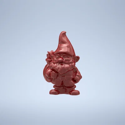 Mô hình 3D chú lùn Giáng sinh (Christmas Gnome) xinh xắn