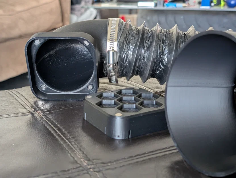 Ống dẫn khí xả gắn nam châm tháo rời cho K1/K1C - Image 4