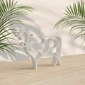 Tượng nghệ thuật chú bò 3D phong cách tối giản (One Line Art) - Thumbnail 3