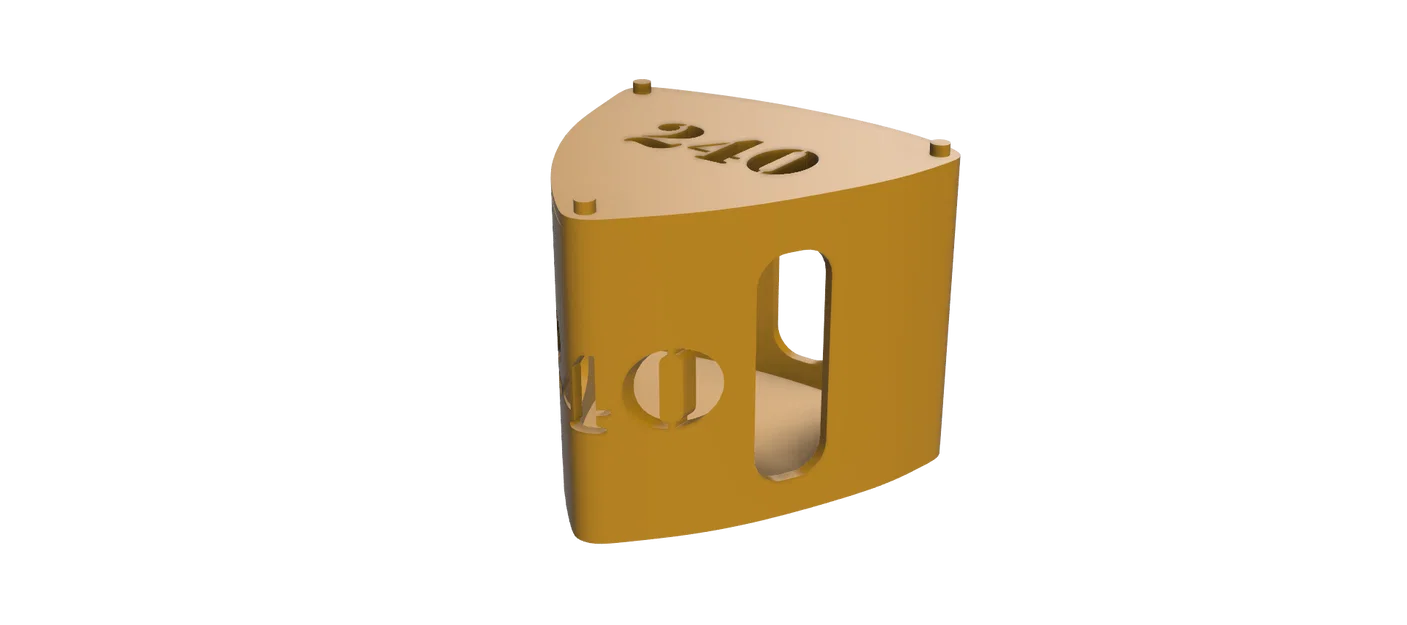 Hộp đựng giấy nhám tam giác cho máy chà nhám rung (Oscillating) - Image 3