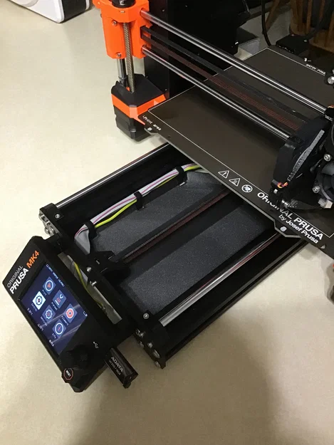 Tấm đế (Baseplate) tùy chỉnh cho máy in 3D Prusa MK4S gọn gàng - Image 1