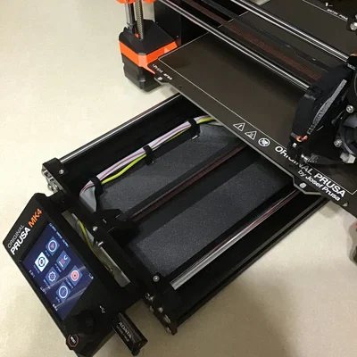 Tấm đế (Baseplate) tùy chỉnh cho máy in 3D Prusa MK4S gọn gàng