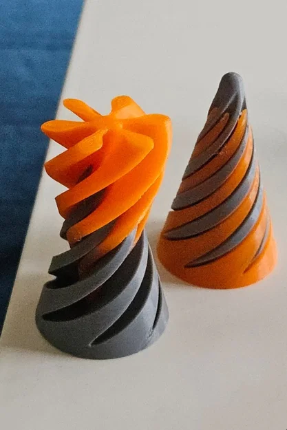 Mô hình Fidget Cone xoay thư giãn - In 3D dễ dàng không cần support - Image 1
