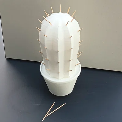 Giá cắm tăm hình xương rồng (Cactus Toothpick Holder)