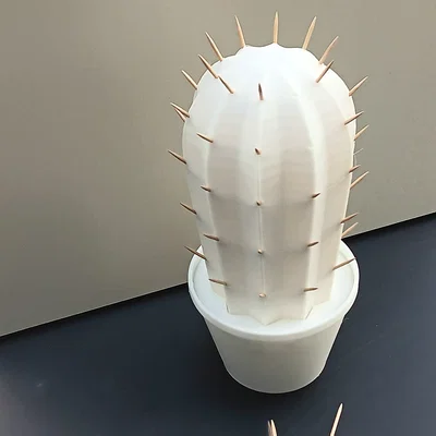 Giá cắm tăm hình xương rồng (Cactus Toothpick Holder)