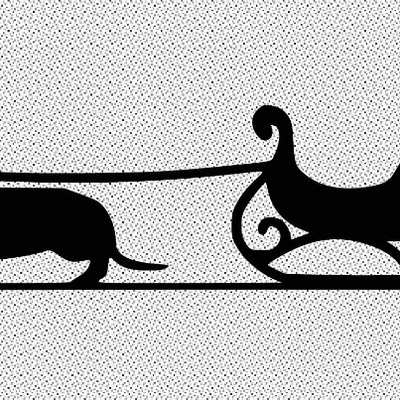 Tranh treo tường chó Giáng Sinh kéo xe trượt tuyết